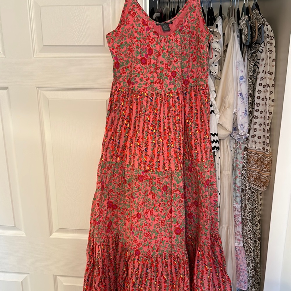 Block print maxi